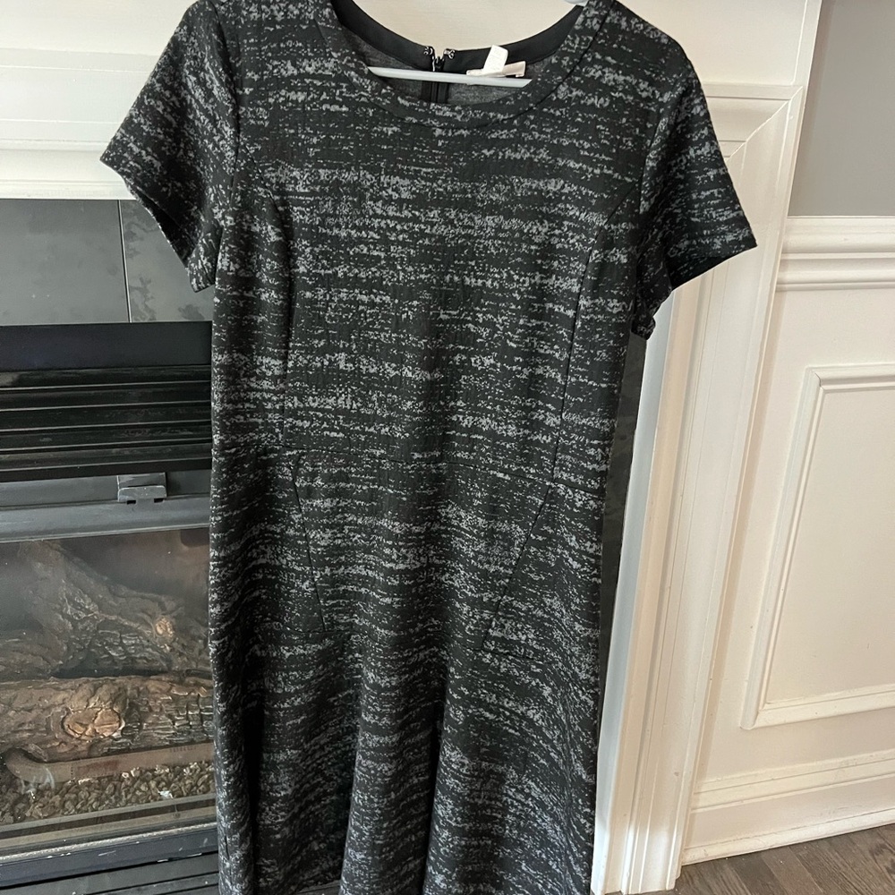 Elegant Black and Gray Women's Dress